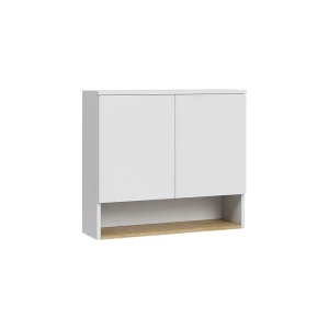 Hängeschrank Viktor Weiß/Artisan-Eiche 68 x 60 cm mit 2 Türen Vicco