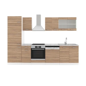 Konyhabútor R-Line Sonoma 300 cm munkalapokkal Vicco
