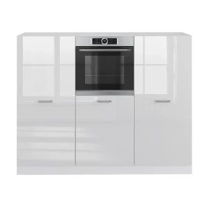 Keukenblok R-Line Wit hoogglans/wit 180 cm zonder werkblad Vicco