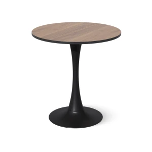 Tavolo da pranzo Carl Noce/Nero 70 x 70 cm Vicco
