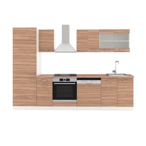 Konyhabútor R-Line Sonoma/Fehér 300 cm , MP Tölgy Vicco