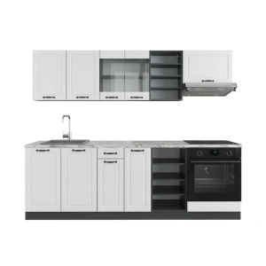 Keittokomero R-Line Valkoinen maalaistalo/antrasiitti 240 cm , AP Marble Vicco