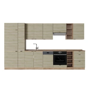 Konyhabútor Fame-Line Tölgy panel/Goldkraft tölgy 355 cm , MP Tölgy Vicco