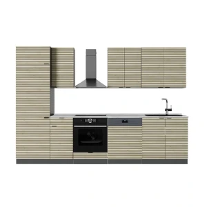 Konyhabútor Fame-Line Tölgy panel/antracit 300 cm munkalap nélkül Vicco