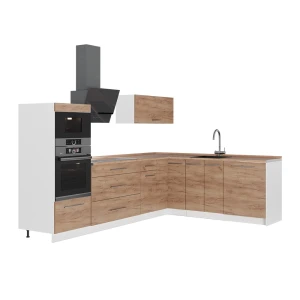 Kuchnia narożna Fame-Line Dąb goldkraft 287 x 207 cm, BP Dąb Vicco