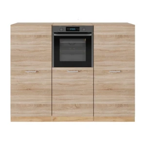 Bloco de cozinha R-Line Carvalho Sonoma/Goldkraft 180 cm sem bancada Vicco