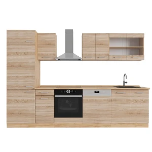 Aneks kuchenny R-Line Dąb Sonoma/Goldkraft 300 cm , BP Dąb Vicco