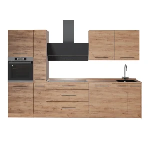 Cuisine Fame-Line Chêne de force doré/Chêne de force doré 310cm sans PT Vicco
