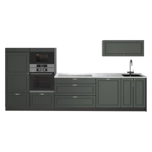 Zabudowa kuchenna Fame-Line Green Gold Country/Antracyt 340 cm, BP Marmur Vicco