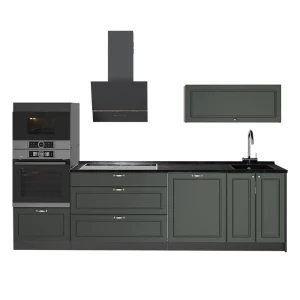 Zabudowa kuchenna Fame-Line Green Gold Country/Antracyt 280 cm, BP Antracyt Vicco