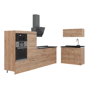 Cuisine Fame-Line Chêne de force doré/Chêne de force doré 380cm sans PT Vicco