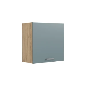 Wall cabinet R-Line Blue-Grey/Goldkraft oak 60 cm with 1 door Vicco