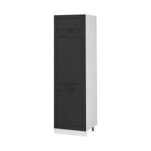 Tall cabinet R-Line Anthracite country house/White 60 cm Vicco