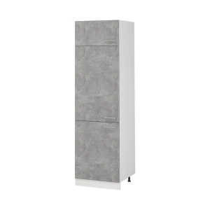 Wysoka szafa R-Line Beton/Biały 60 cm Vicco