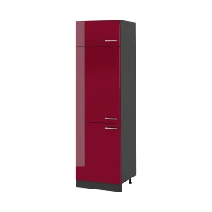 Mobile cucina dispensa R-Line Rosso lucido/Antracite 60 cm Vicco