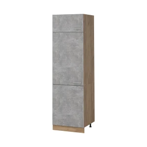 Mobile cucina dispensa R-Line Calcestruzzo/Rovere dorato 60 cm Vicco