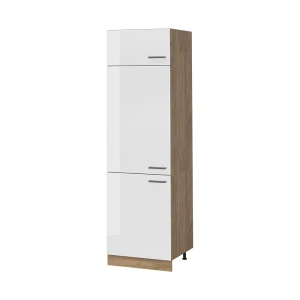 Mobile cucina dispensa R-Line Bianco lucido/Rovere dorato 60 cm Vicco