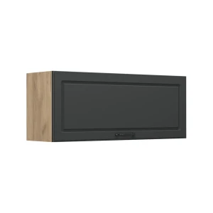 Pensile da cucina R-Line Antracite country/Rovere dorato 100 cm Piatto Vicco