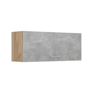 Pensile da cucina R-Line Calcestruzzo/Rovere dorato 100 cm Piatto Vicco