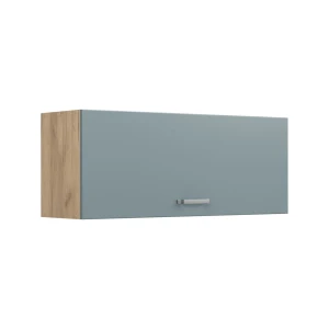 Pensile da cucina R-Line Grigio-blu/Rovere dorato 100 cm Piatto Vicco