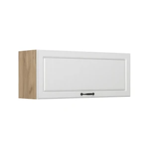 Szafka ścienna R-Line Biały rustykalny/Dąb goldkraft 100 cm Płaski Vicco