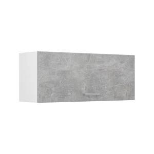 Hangkast R-Line Beton/Wit 100 cm Plat Vicco