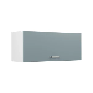 Pensile da cucina R-Line Grigio-blu/Bianco 100 cm Piatto Vicco