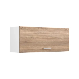 Hangkast R-Line Sonoma/Wit 100 cm Plat Vicco