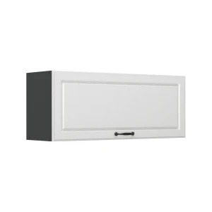 Pensile da cucina R-Line Bianco country/Antracite 100 cm Piatto Vicco