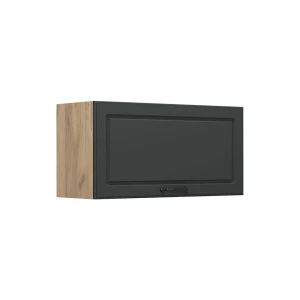 Hangkast R-Line Antraciet landelijk/Goudkleurig Eiken 80 cm Plat Vicco