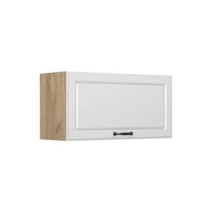 Wall cabinet R-Line White country house/Goldkraft oak 80 cm Flat Vicco