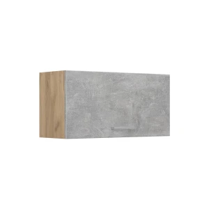 Hangkast R-Line Beton/Goudkleurig Eiken 80 cm Plat Vicco