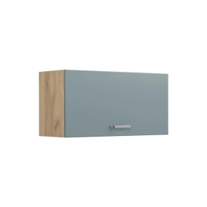 Pensile da cucina R-Line Grigio-blu/Rovere dorato 80 cm Piatto Vicco