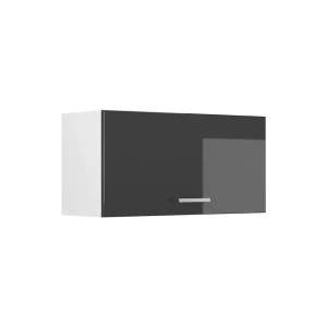 Hangkast R-Line Antraciet Hoogglans/Wit 80 cm Plat Vicco