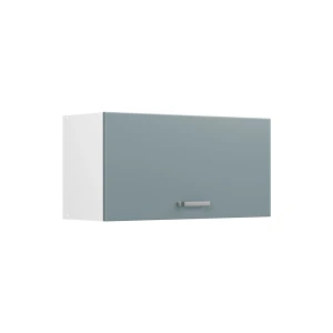 Hangkast R-Line Blauw-grijs/Wit 80 cm Plat Vicco