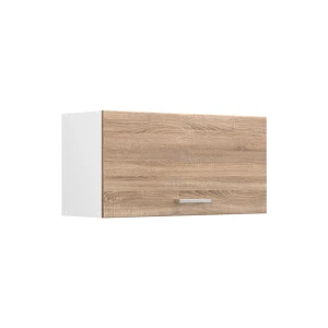 Hangkast R-Line Sonoma/Wit 80 cm Plat Vicco