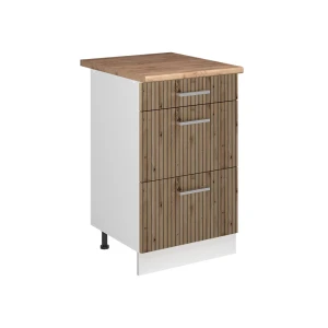 Keukenonderkast R-Line Artisanaal eiken/Wit 50 cm Arany Power tölgy munkalap Vicco