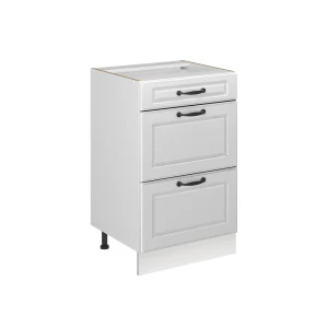Keukenonderkast R-Line Wit landelijk/Wit 50 cm zonder werkblad Vicco