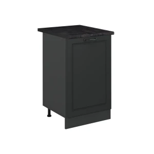 Kitchen base cabinet R-Line Anthracite country house/Anthracite 50 cm anthracite worktop Vicco