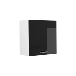 Wall cabinet R-Line Black oak high gloss 60 cm with 1 door Vicco