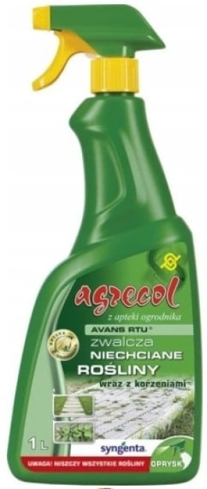 Agrecol Avans RTU zwalcza niechciane rośliny wraz z korzeniami 1l