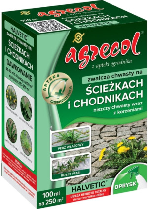 Agrecol Halvetic, zwalcza chwasty na ścieżkach i podjazdach 100ml