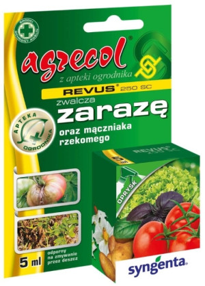 Agrecol Revus 250 SC środek na zarazę oraz mącznika rzekomego 5ml