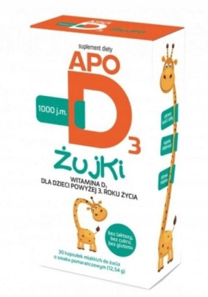 ApoD3 Żujki 30 kapsułek