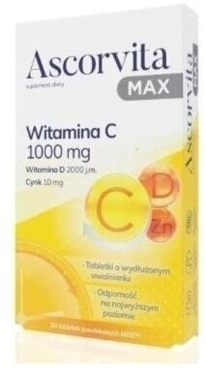 Ascorvita MAX 30 tabletek
