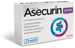Asecurin Gastro 20 kapsułek