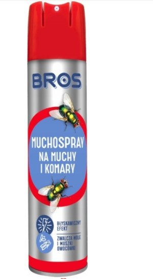 BROS Muchospray Spray na muchy i komary 250ml