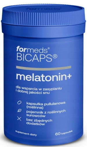 Bicaps Melatonin + 60 kaps.
