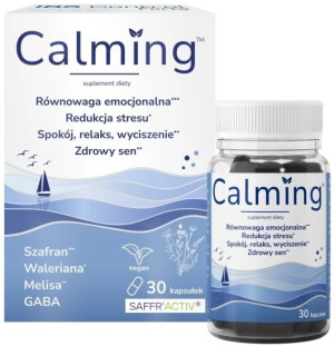 Calming naturalne uspokojenie spokój relaks Domowa Apteczka 30 kapsułek