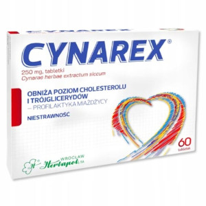 Cynarex, 250 mg 60 tabletek